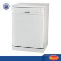 Full white small automatic freestanding dishwasher for apartments